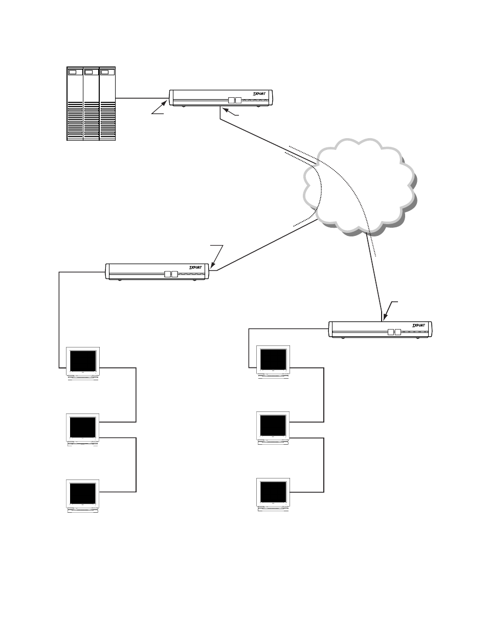 Unisys host, Hosta frame relay | Verilink 9000 Series (34-00271) Product Manual User Manual | Page 172 / 440