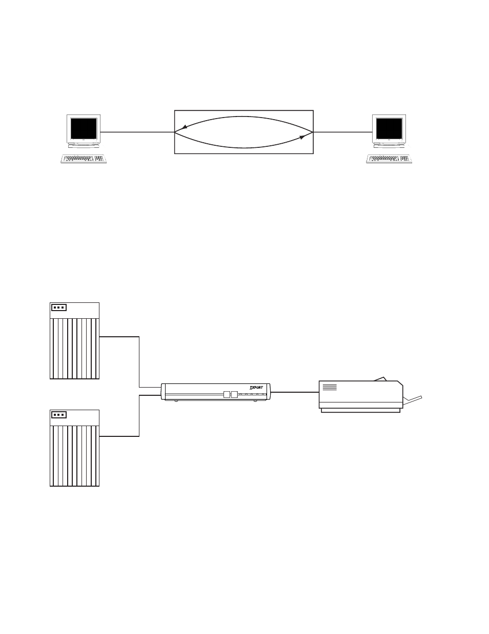 C - reserved channel d - device is shareable, Terminal, Laser printer name = remote-printer hosta hostb | Verilink 9000 Series (34-00271) Product Manual User Manual | Page 190 / 440