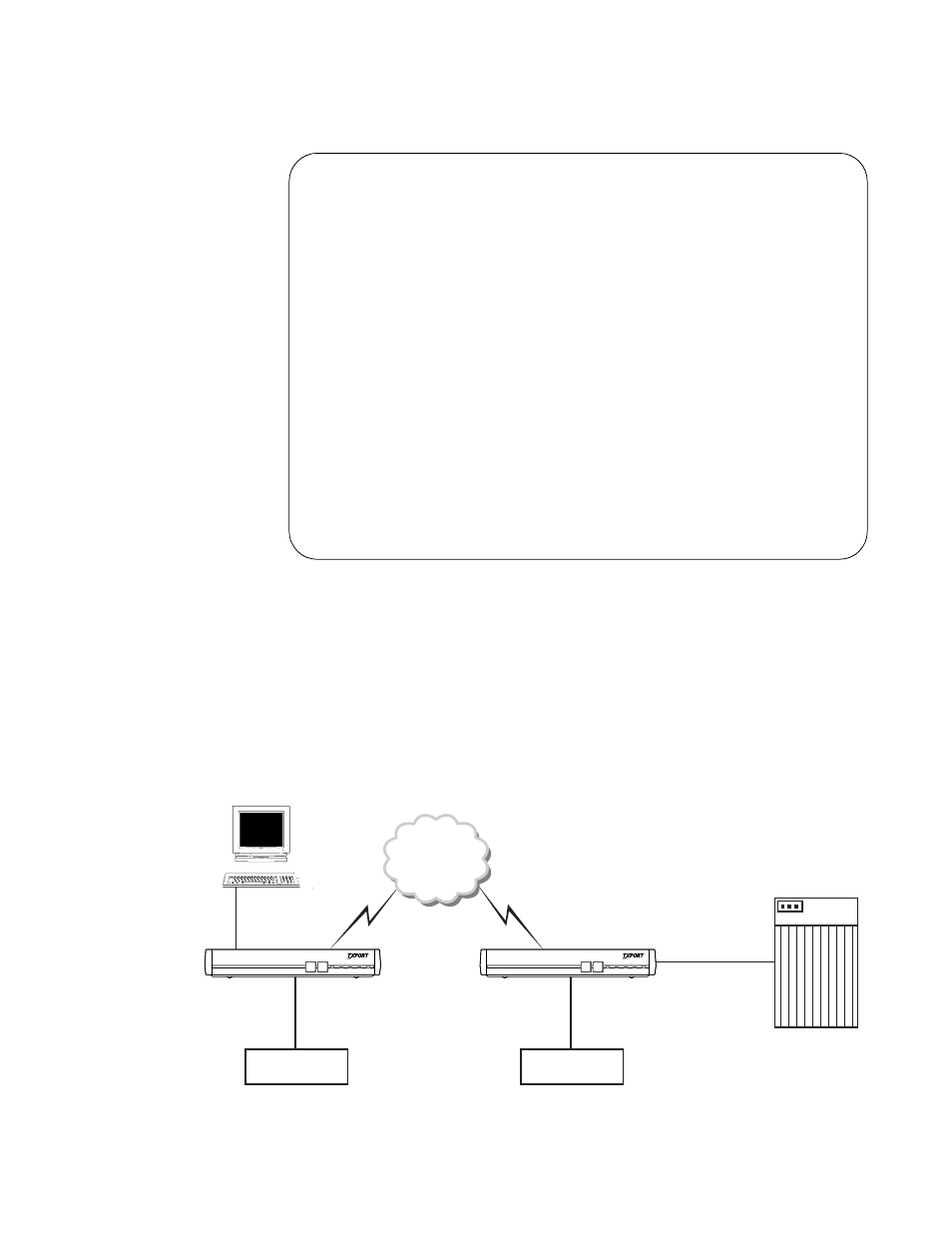 Option a - transparent channel on public network, Terminal processor | Verilink 9000 Series (34-00271) Product Manual User Manual | Page 239 / 440