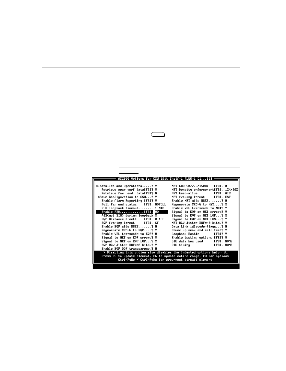 Displaying on-line circuit element configuration | Verilink Access Manager 2000 (896-502037-001) Product Manual User Manual | Page 296 / 400