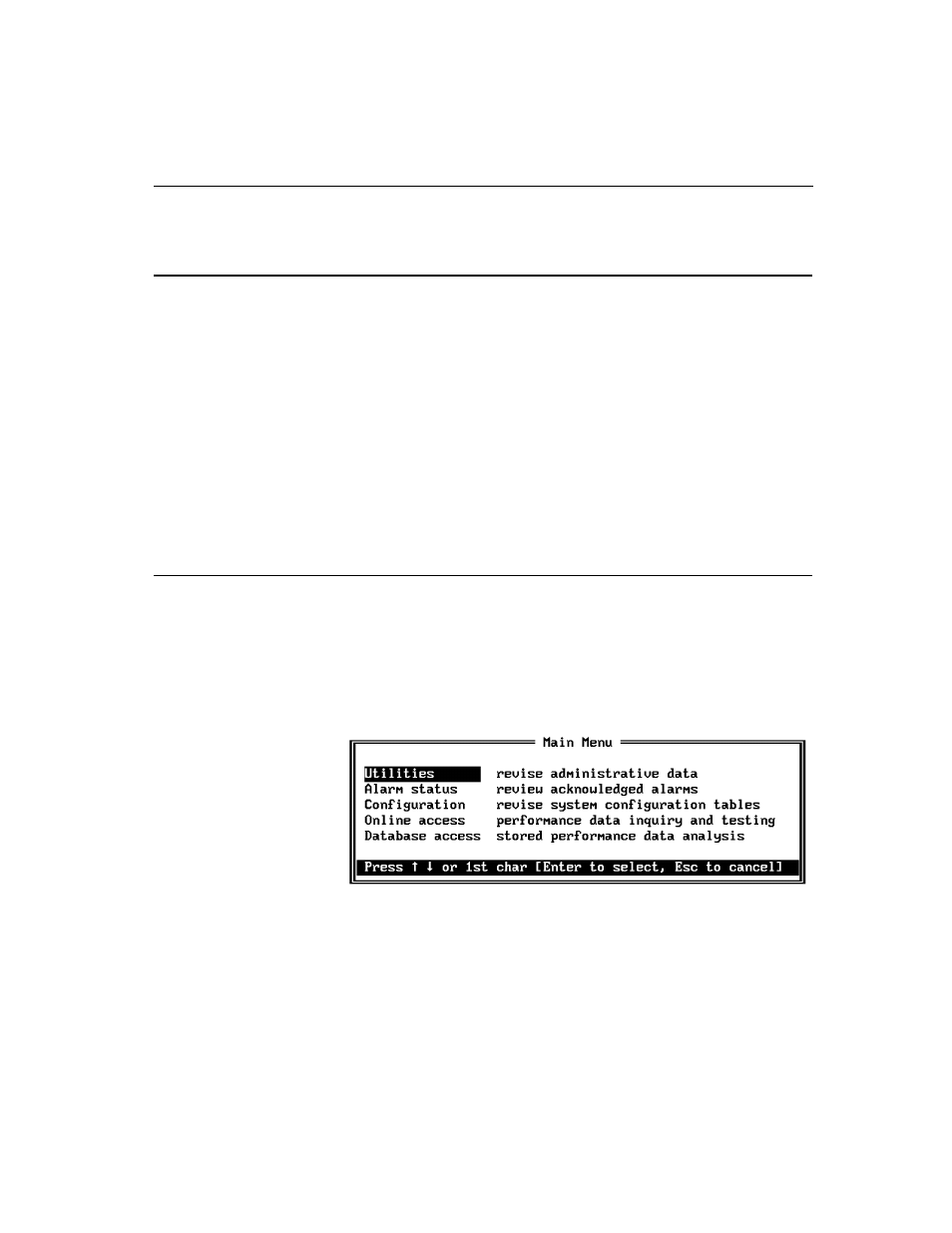 Access levels, Access manager 2000 main menu | Verilink Access Manager 2000 (896-502037-001) Product Manual User Manual | Page 41 / 400