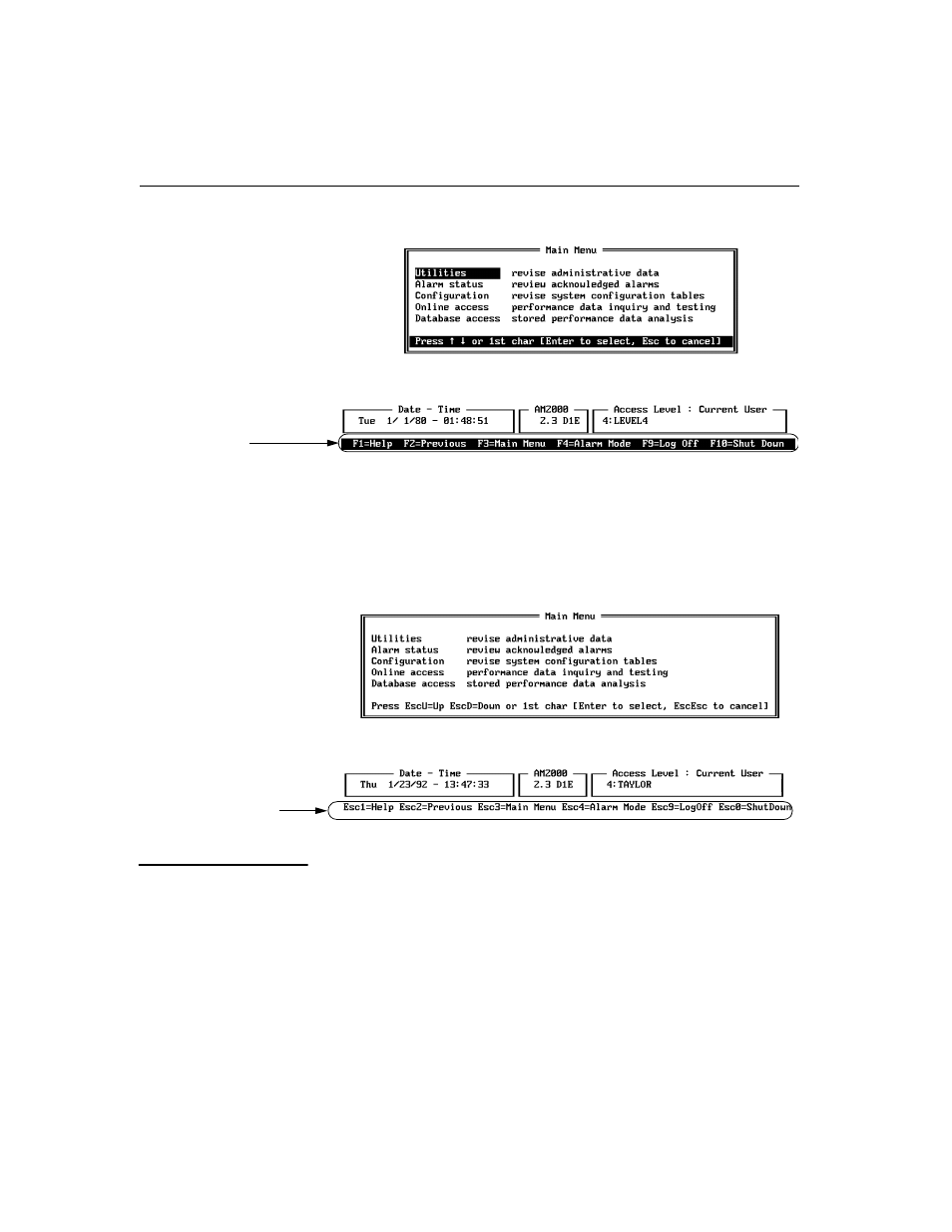 Menus | Verilink Access Manager 2000 (896-502037-001) Product Manual User Manual | Page 70 / 400