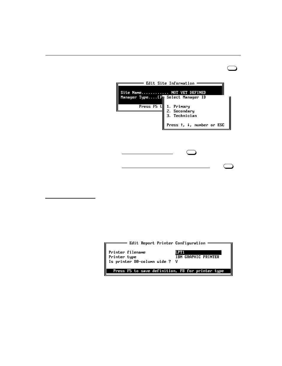 Configuring the report printer (pag e4-5, Configuring the report printer | Verilink Access Manager 2000 (896-502037-001) Product Manual User Manual | Page 91 / 400