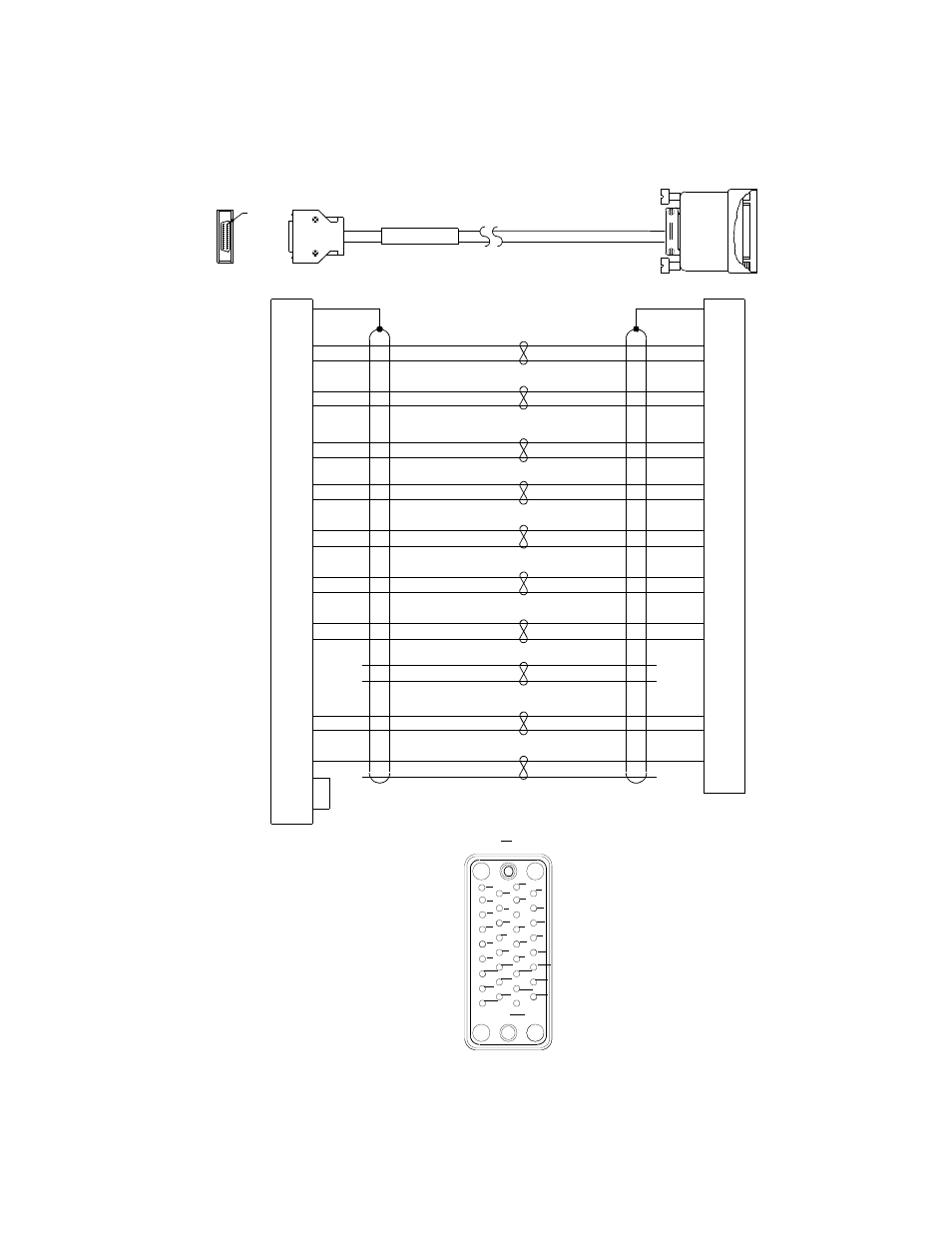 Figure b-4, “v.35 adapter cable, Dte), Figure b-4 v.35 adapter cable (dte) | Verilink AS2000: The Basics (880-502981-001) Product Manual User Manual | Page 100 / 179