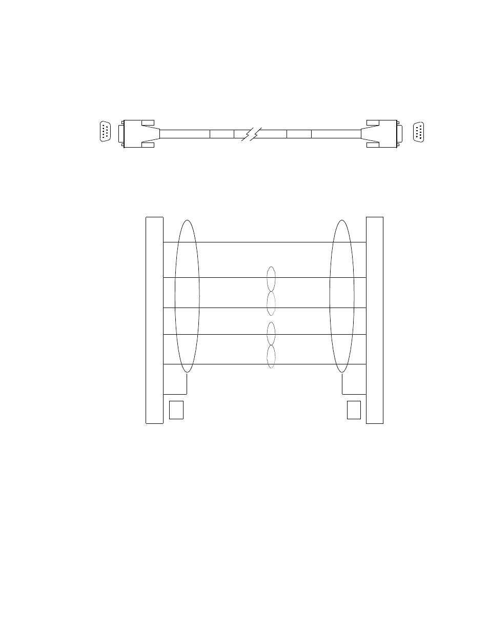 Figure b-21, “120 ohm, de-09, De-09 network crossover, Cable | Verilink AS2000: The Basics (880-502981-001) Product Manual User Manual | Page 117 / 179