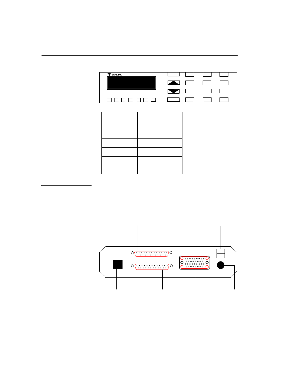 Connect 56k dsu rear panel | Verilink ConnecT 56K DSU (896-502110-001) Product Manual User Manual | Page 12 / 88