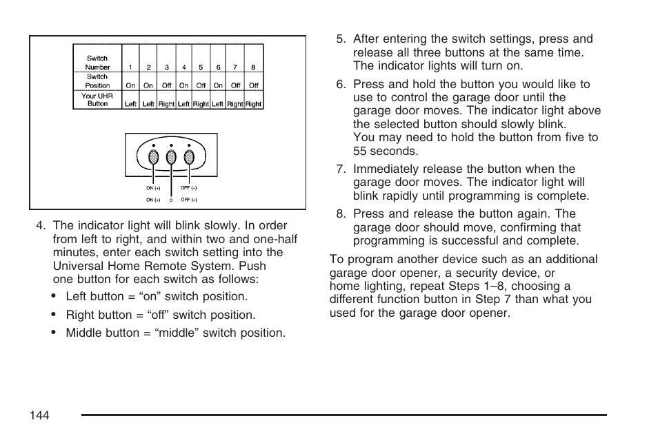 Cadillac 2007 CTS User Manual | Page 144 / 518