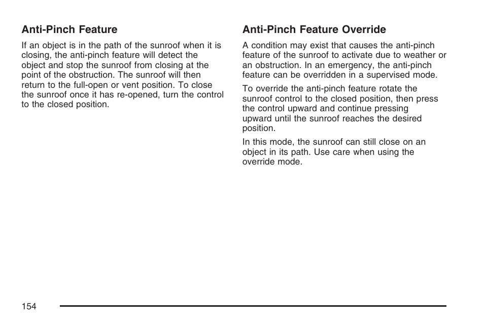 Cadillac 2007 CTS User Manual | Page 154 / 518