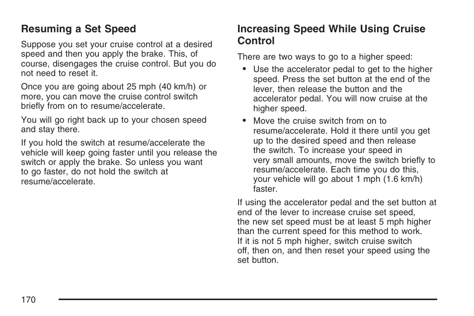 Cadillac 2007 CTS User Manual | Page 170 / 518