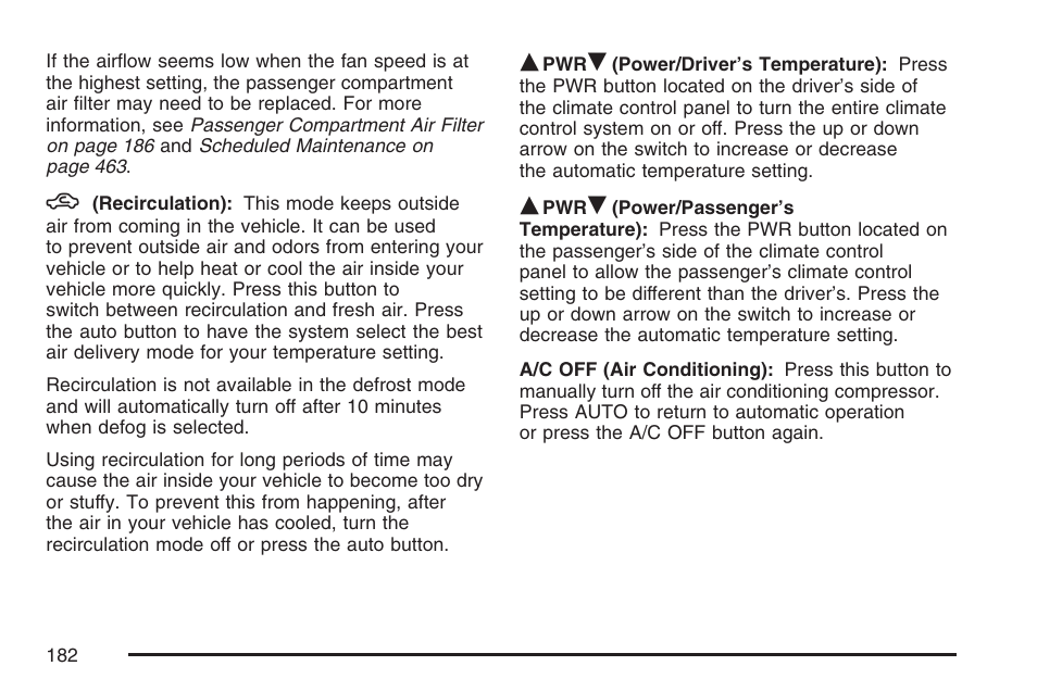 Cadillac 2007 CTS User Manual | Page 182 / 518