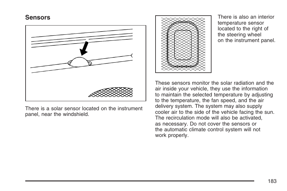 Cadillac 2007 CTS User Manual | Page 183 / 518