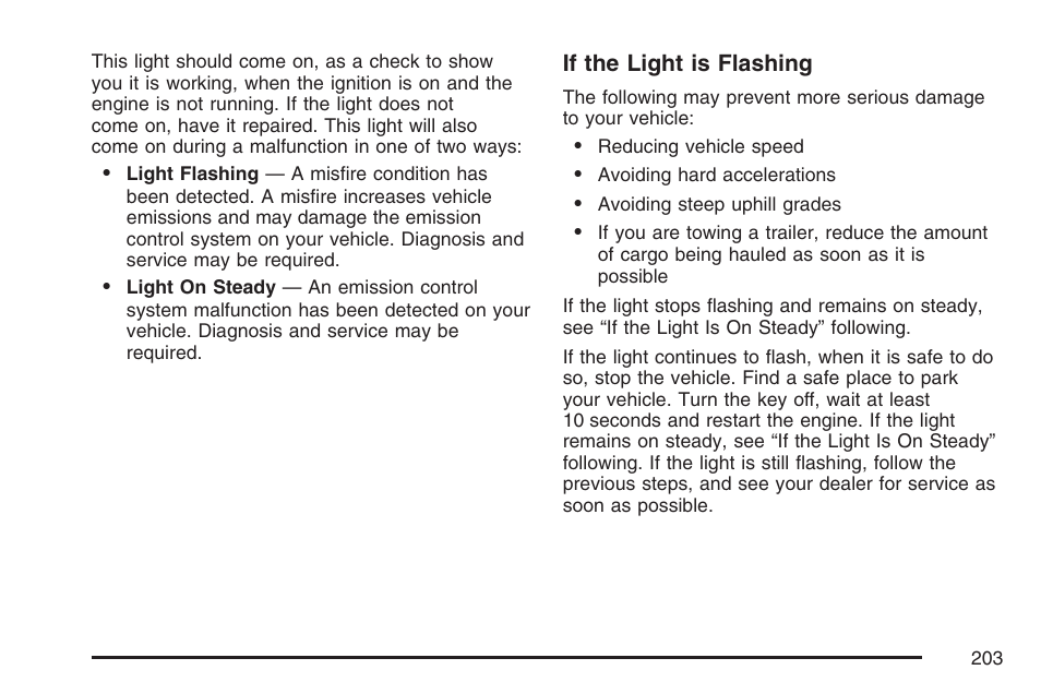 Cadillac 2007 CTS User Manual | Page 203 / 518