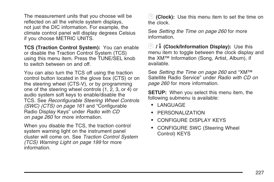 Cadillac 2007 CTS User Manual | Page 227 / 518