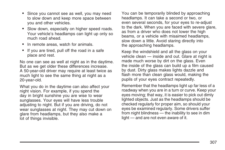 Cadillac 2007 CTS User Manual | Page 307 / 518