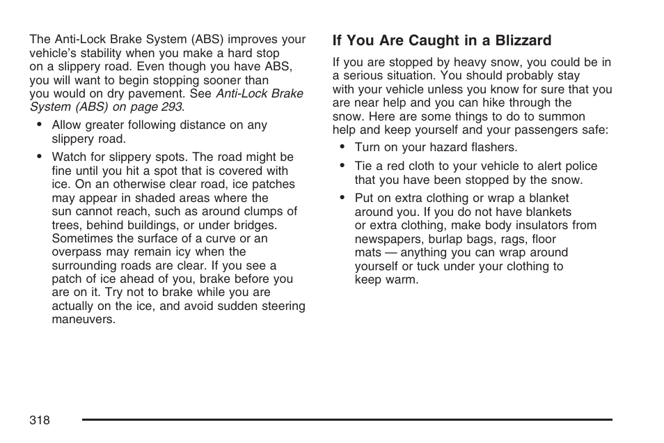 Cadillac 2007 CTS User Manual | Page 318 / 518