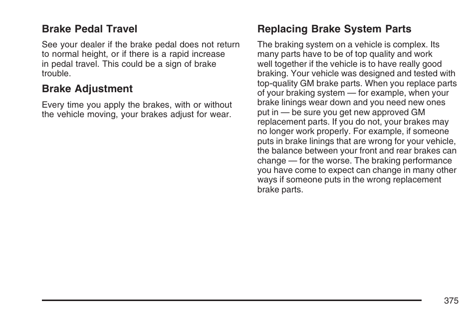 Cadillac 2007 CTS User Manual | Page 375 / 518