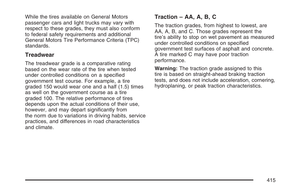 Cadillac 2007 CTS User Manual | Page 415 / 518