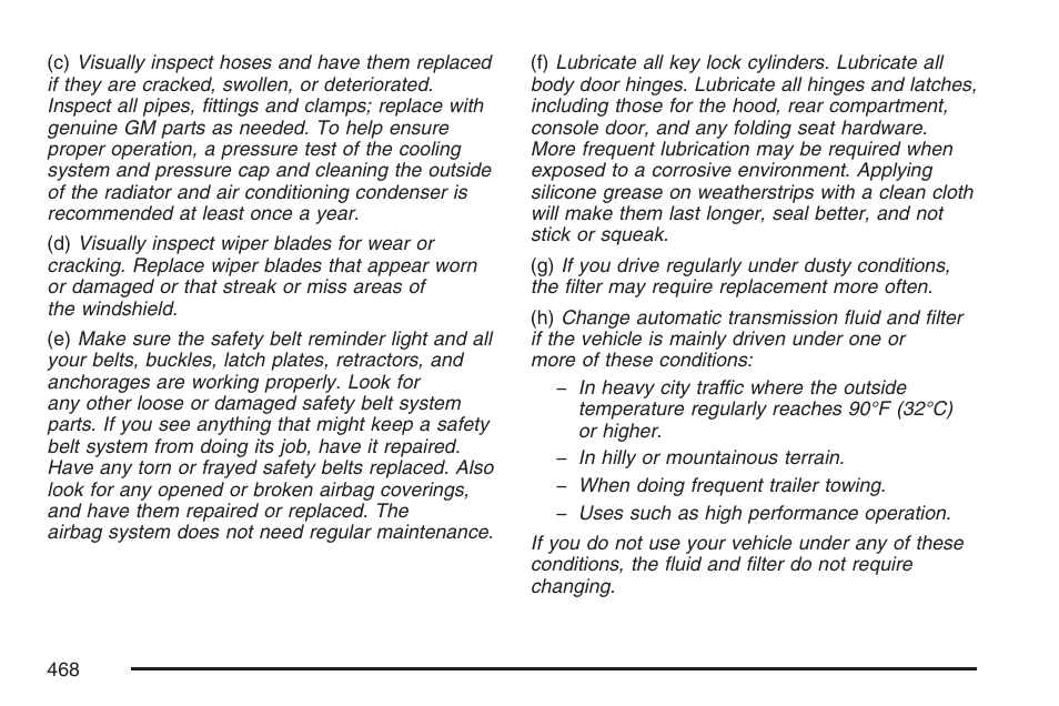 Cadillac 2007 CTS User Manual | Page 468 / 518