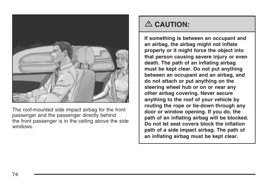 Cadillac 2007 CTS User Manual | Page 74 / 518