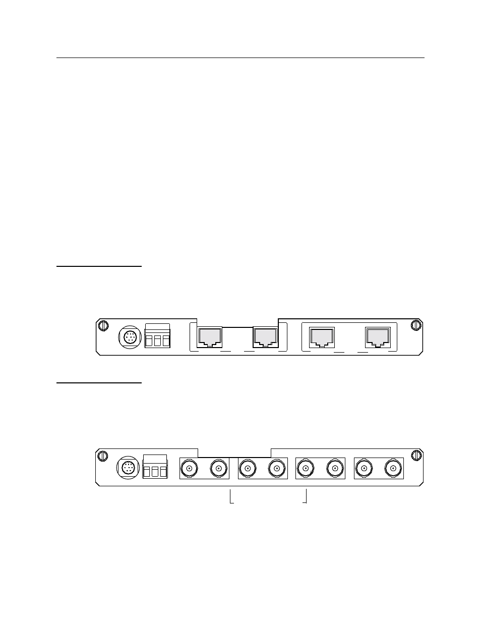 Connector interface modules, T1 cim, E1 cims | Connector interface modules -3, T1 cim -3 e1 cims -3, One t1 ds-1/dsx-1 i/o cim is available | Verilink DCSU 2911 (880-502647-001) Product Manual User Manual | Page 11 / 79
