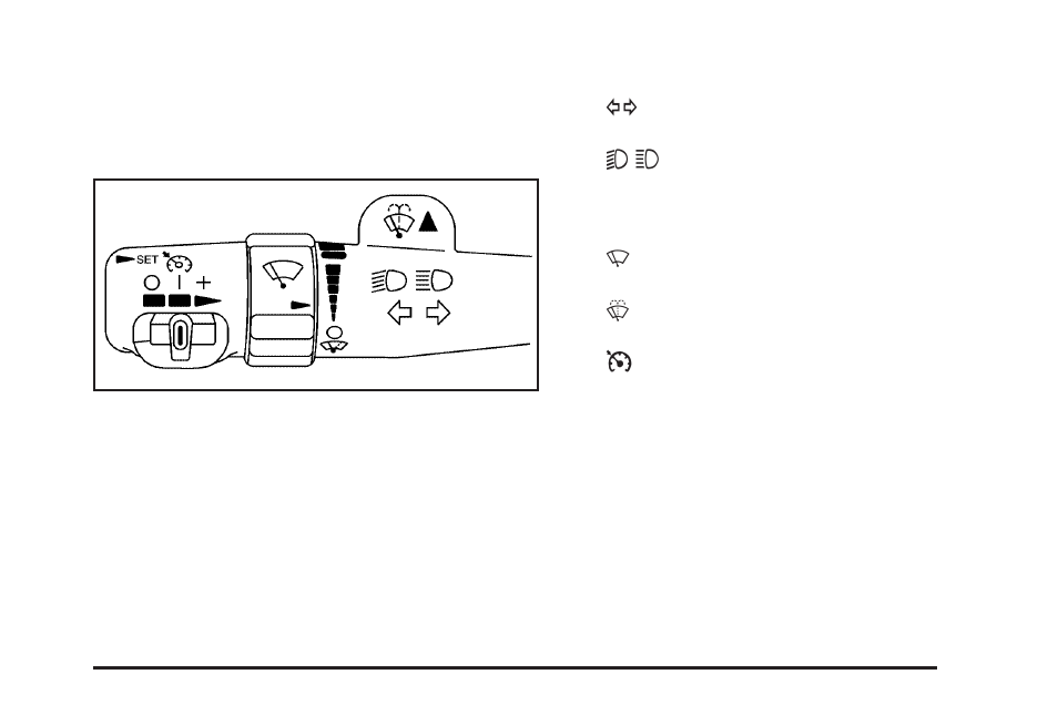 Turn signal/multifunction lever, Turn signal/multifunction lever -7, Turn | Signal/multifunction lever | Cadillac 2006 Escalade User Manual | Page 149 / 480