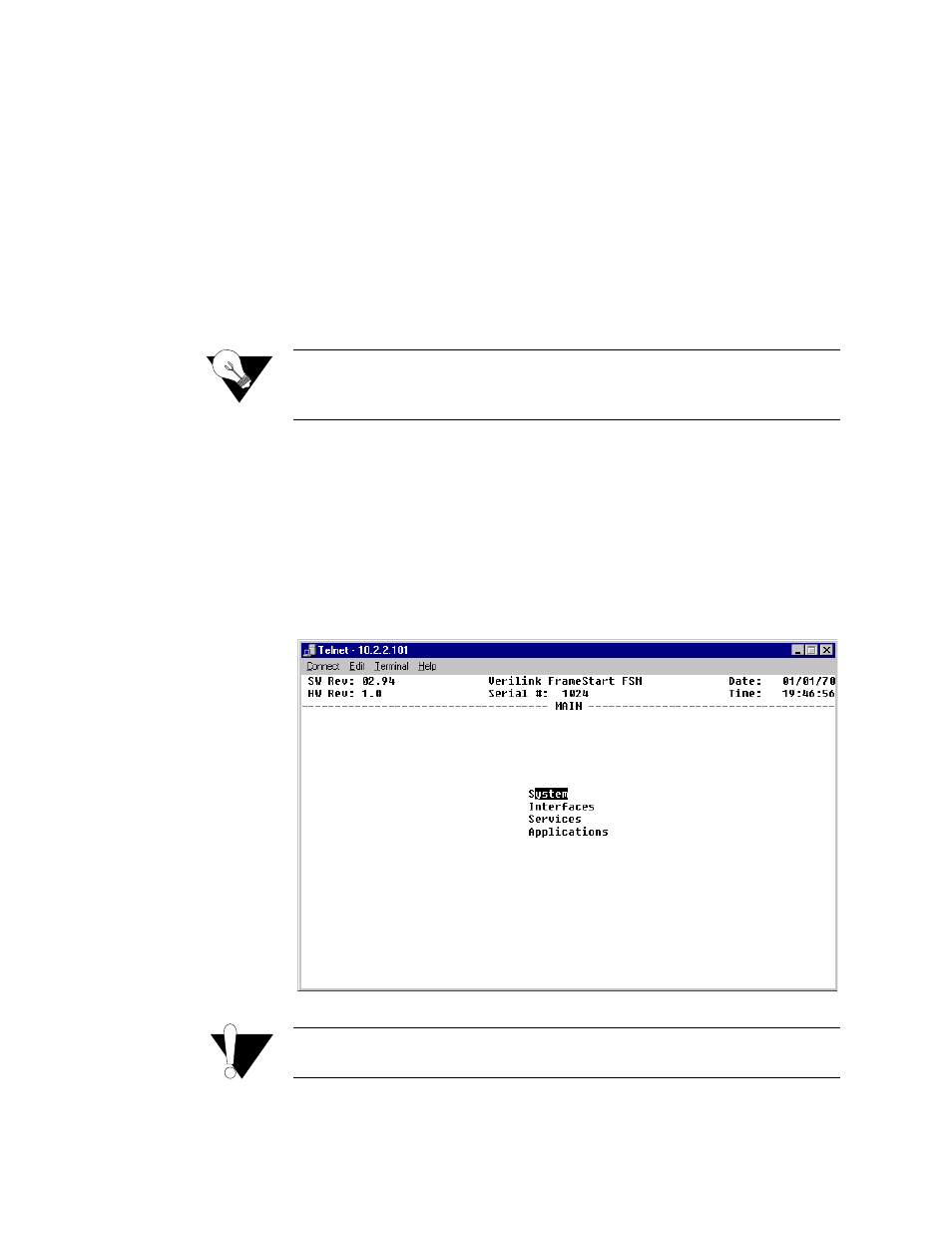 Menu structure, Menu structure -3 | Verilink FrameStart FSM (34-00299.E) Product Manual User Manual | Page 77 / 153