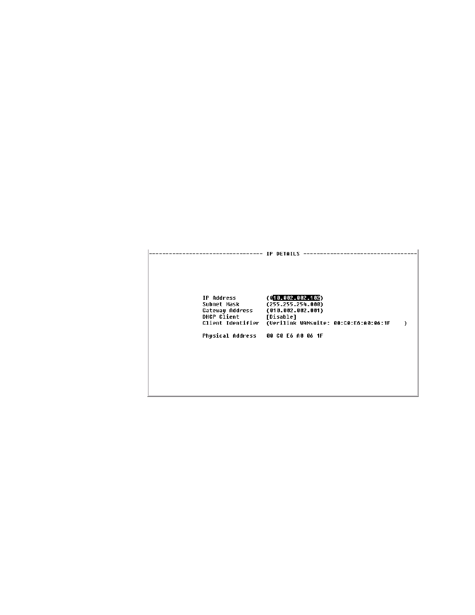 Current pin status, Ethernet (ip details) screen, Current pin status -15 | Ethernet (ip details) screen -15 | Verilink FrameStart FSM (34-00299.E) Product Manual User Manual | Page 89 / 153
