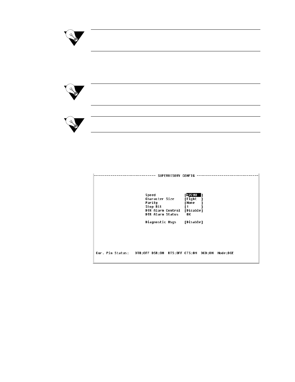 Supervisory configuration screen, Supervisory configuration screen -16 | Verilink FrameStart FSM (34-00299.E) Product Manual User Manual | Page 90 / 153