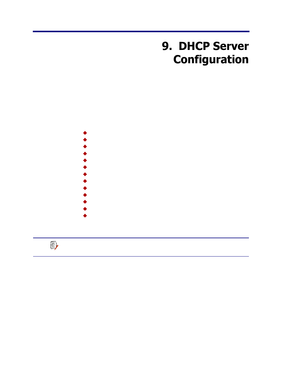 Dhcp server configuration, Chapter 9 | Verilink Net Engine (3150-30626-001) Product Manual User Manual | Page 190 / 323