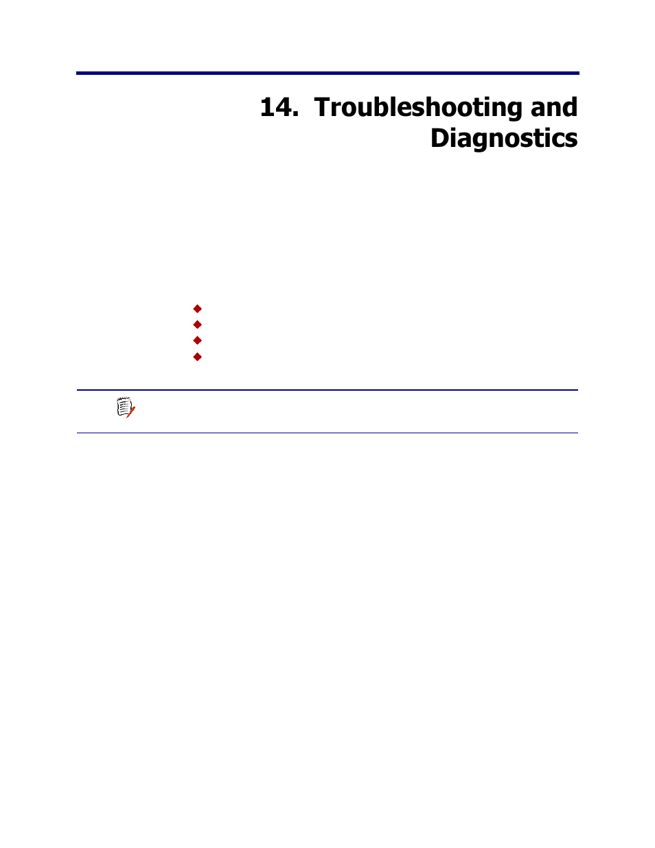 Troubleshooting and diagnostics, Chapter 14 troubleshooting and diagnostics | Verilink Net Engine (3150-30626-001) Product Manual User Manual | Page 278 / 323