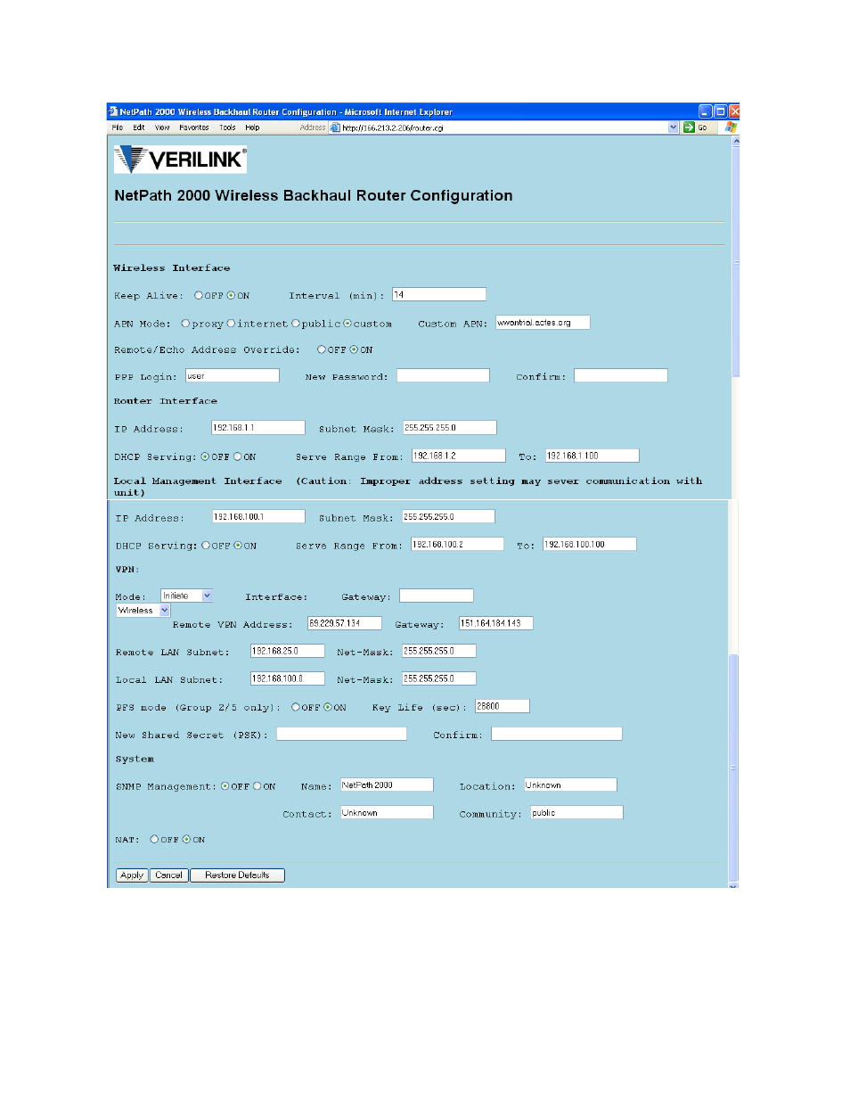 Verilink NetPath 2000 Product Manual User Manual | Page 23 / 30