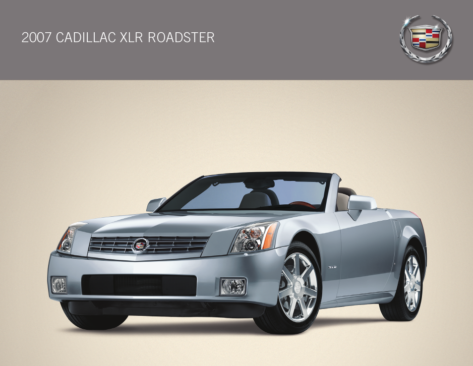 Cadillac XLR User Manual | 2 pages