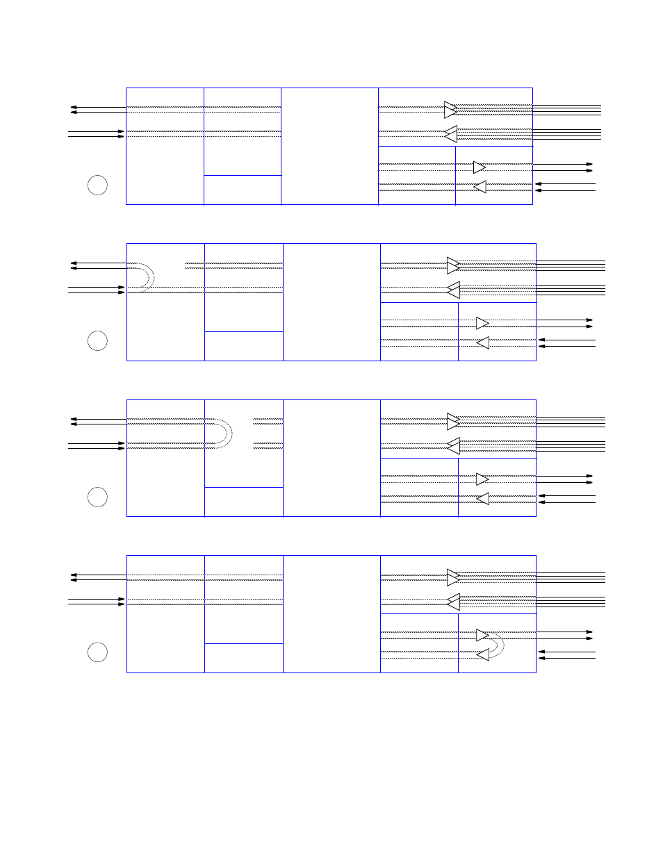 Ed in, Network plb, Figure 4-2 loopback diagrams network llb | Network mlb | Verilink PRISM 3000 (34-00184) Product Manual User Manual | Page 36 / 45