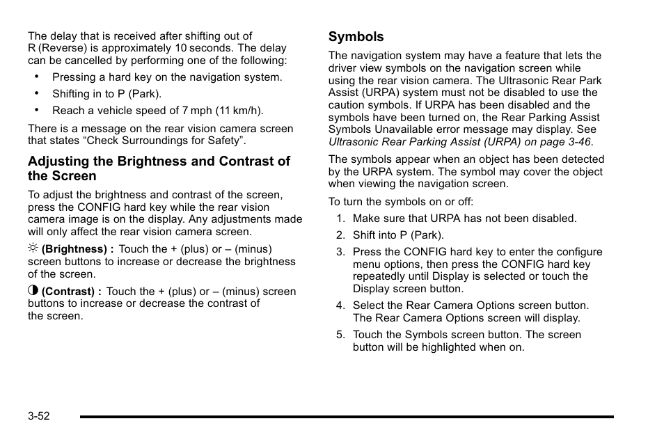 Symbols | Cadillac 2010 Escalade User Manual | Page 176 / 614