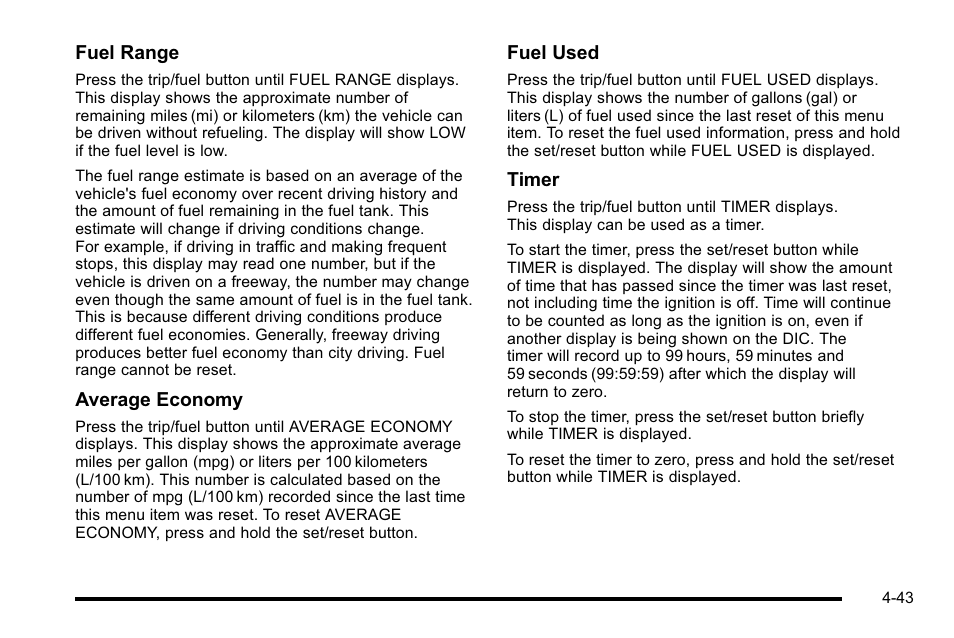 Cadillac 2010 Escalade User Manual | Page 235 / 614