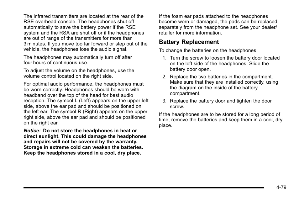 Battery replacement | Cadillac 2010 Escalade User Manual | Page 271 / 614