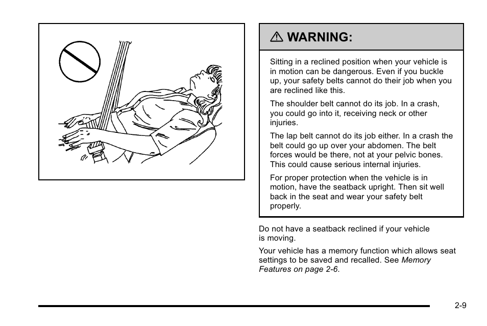 Warning | Cadillac 2010 Escalade User Manual | Page 41 / 614