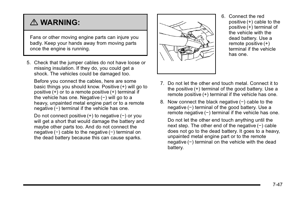 Warning | Cadillac 2010 Escalade User Manual | Page 493 / 614