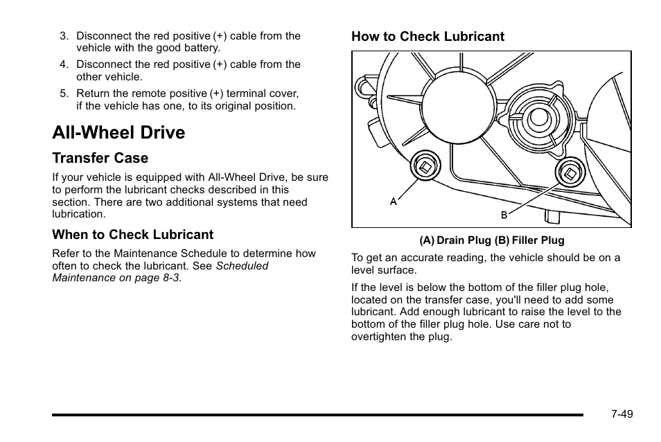 All-wheel drive, All-wheel drive -49, Transfer case | Cadillac 2010 Escalade User Manual | Page 495 / 614