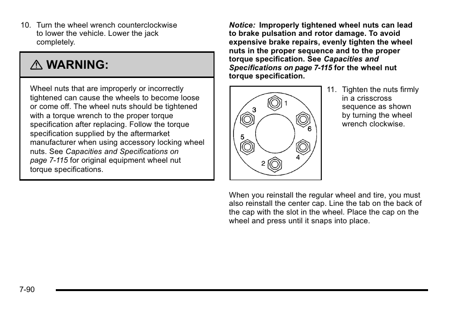 Warning | Cadillac 2010 Escalade User Manual | Page 536 / 614