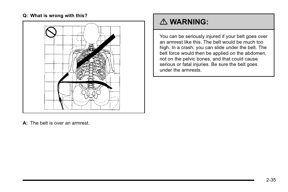 Warning | Cadillac 2010 Escalade User Manual | Page 67 / 614