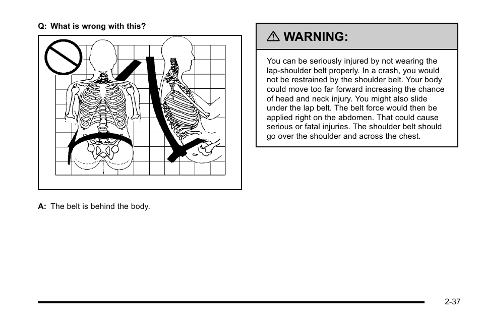 Warning | Cadillac 2010 Escalade User Manual | Page 69 / 614