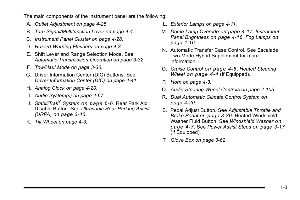 Cadillac 2010 Escalade User Manual | Page 9 / 614