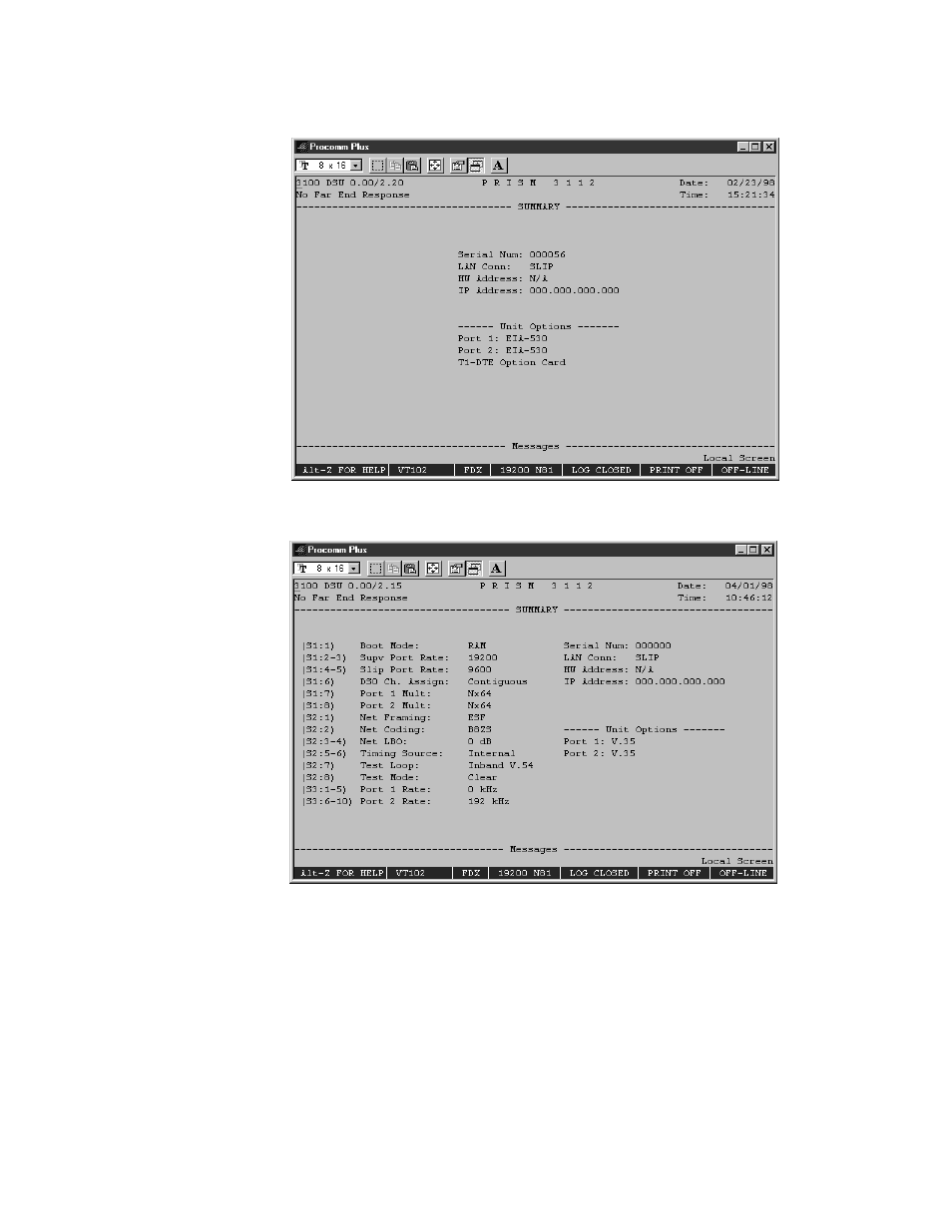 Summary | Verilink PRISM 3111 (34-00242) Product Manual User Manual | Page 81 / 104