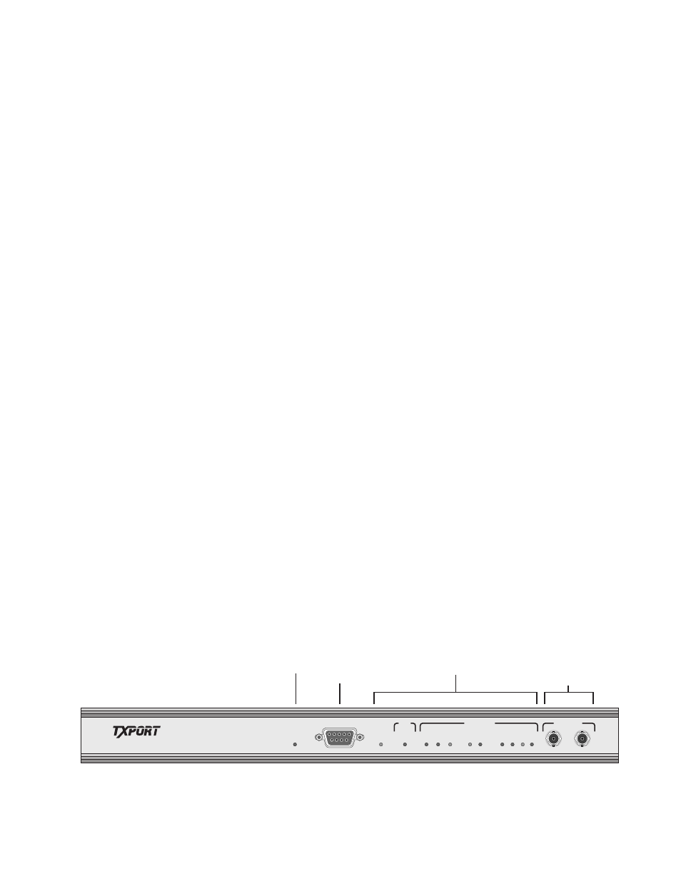 Front panel interface, Power, Test | Dte clock loss, Power test dte clock loss, Front panel interface - thi, Ront, Anel, Nterface | Verilink PRISM 3301 (34-00239.5) Product Manual User Manual | Page 19 / 50