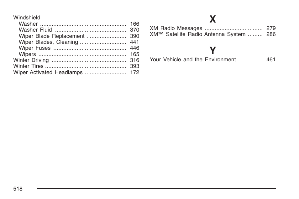 Cadillac CTS User Manual | Page 518 / 518