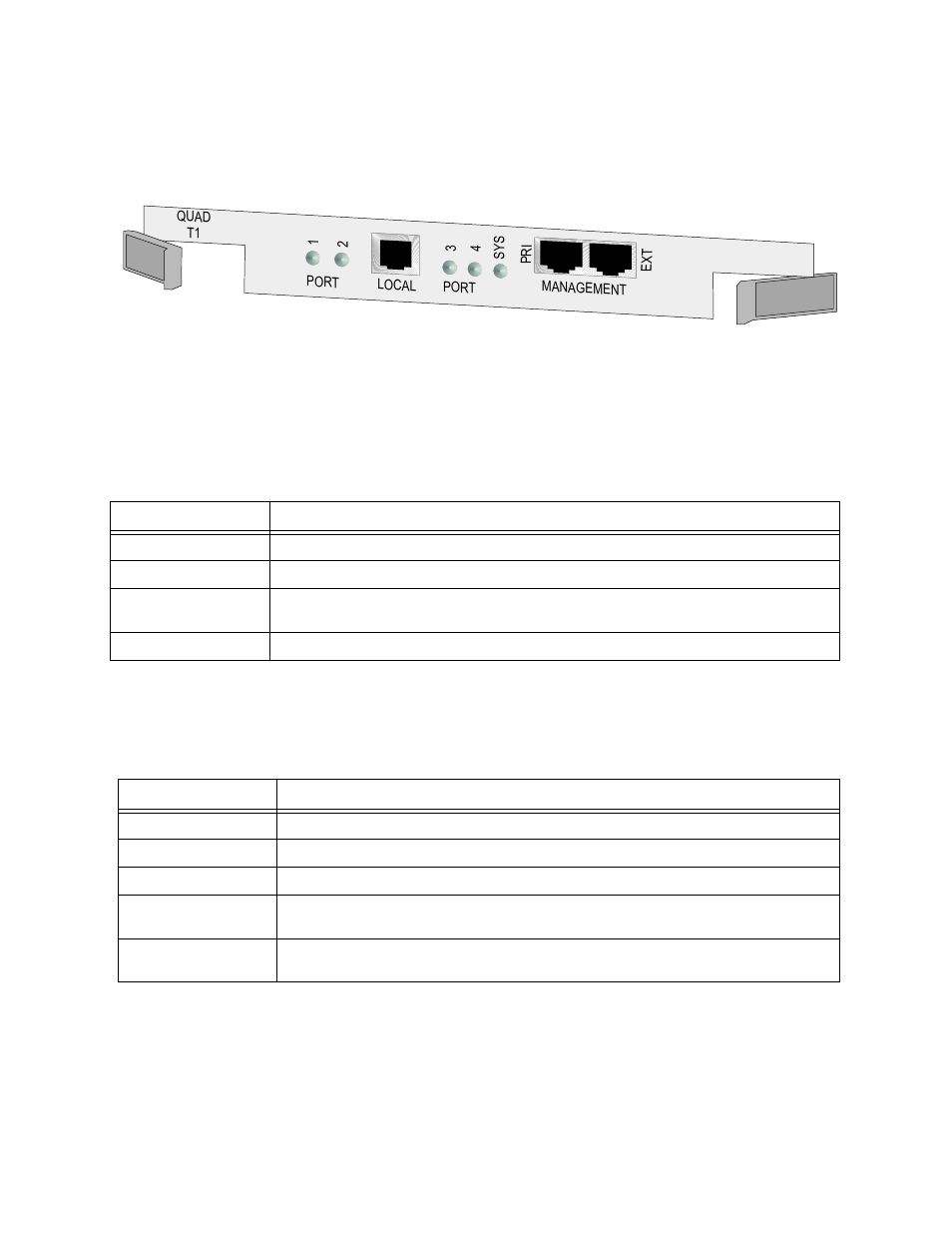 Verilink QUAD T1 (880-503345-001) Product Manual User Manual | Page 11 / 57