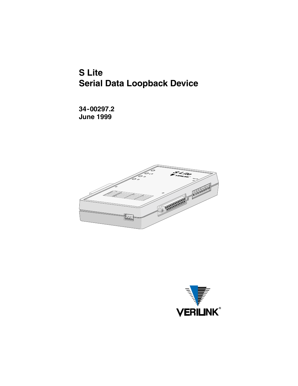 Verilink S Lite (34-00297.2) Product Manual User Manual | 16 pages