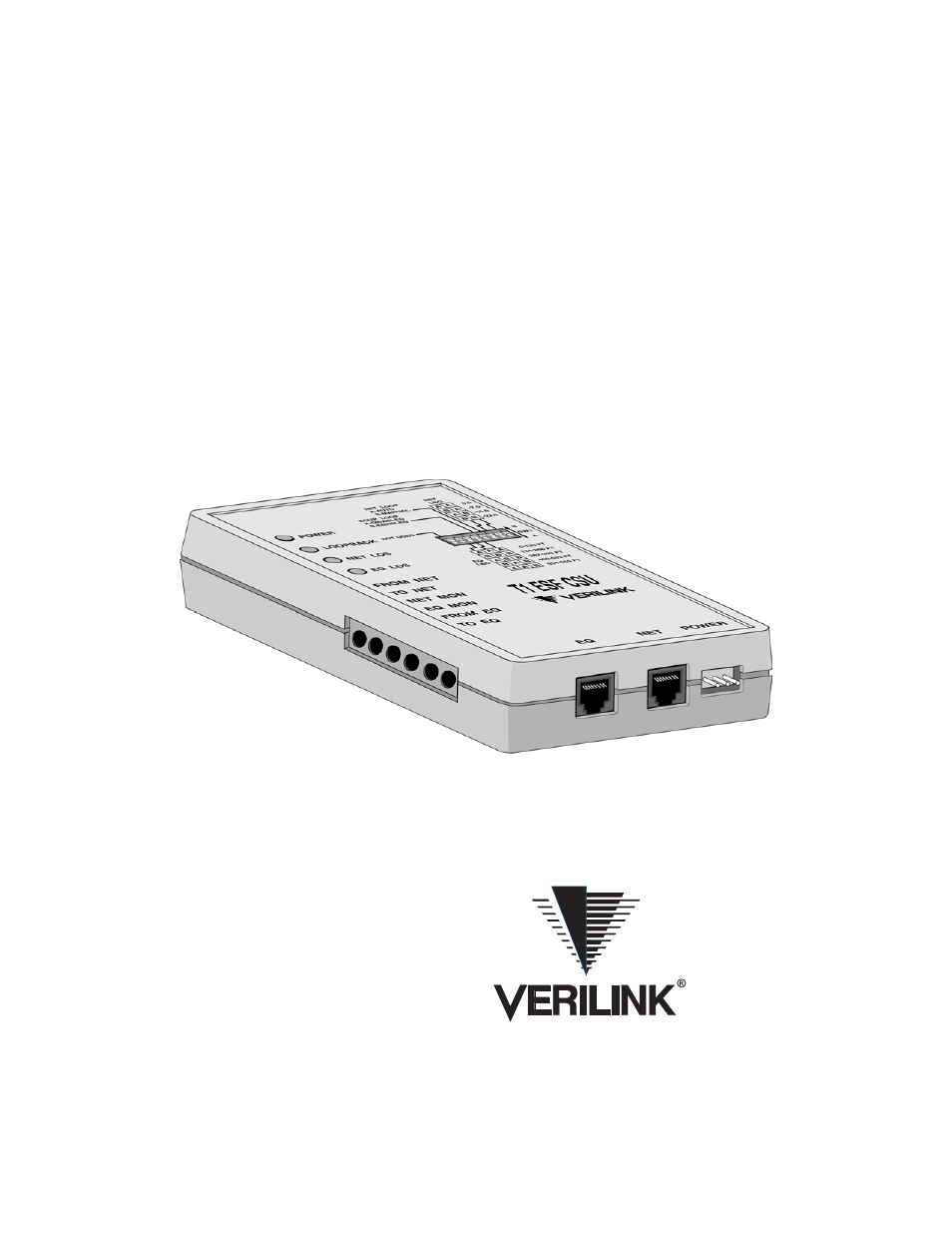 Verilink T1 ESF CSU (34-00309.B) Product Manual User Manual | 24 pages