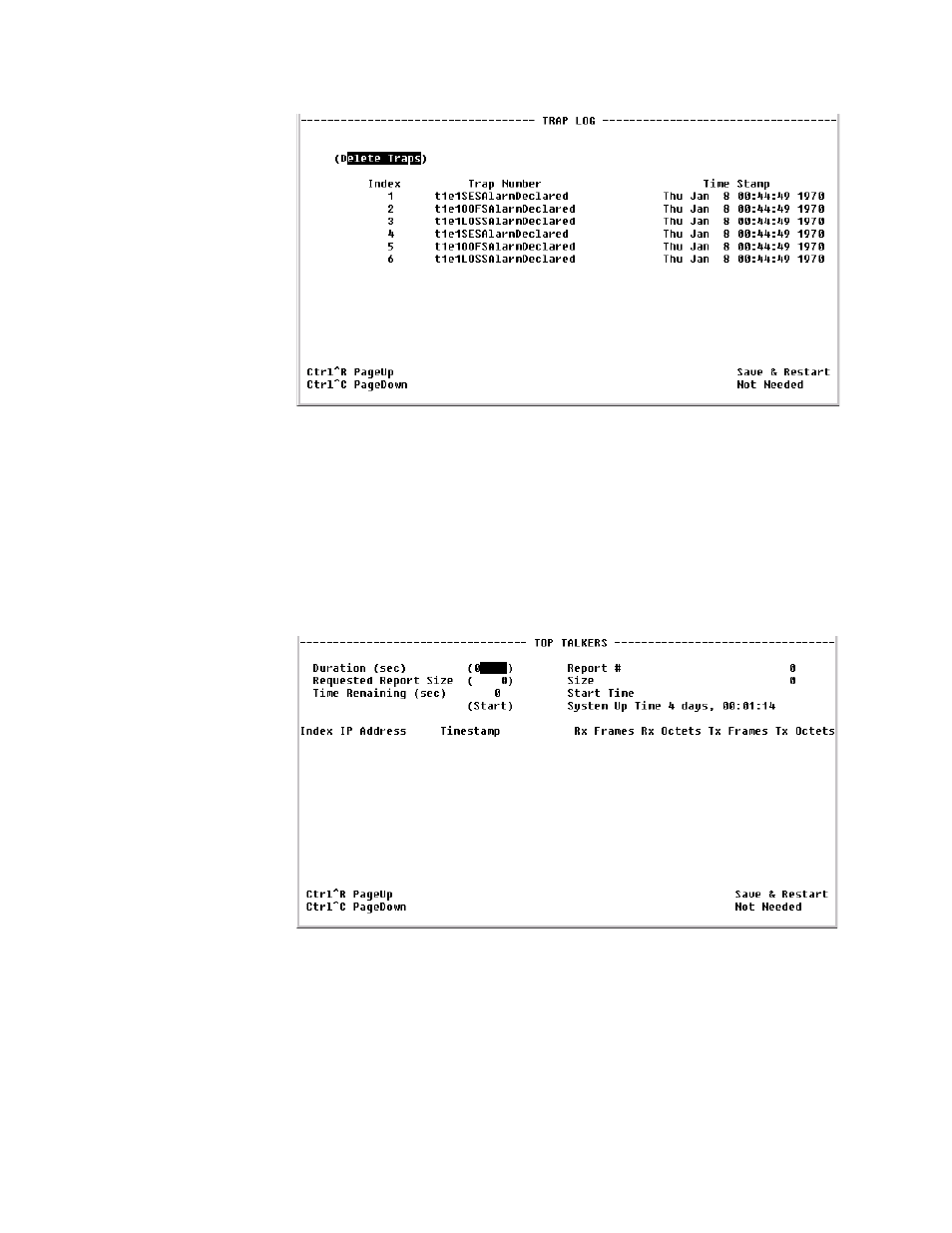 Top talkers, Top talkers -45 | Verilink T1 Access Router (34-00327) Product Manual User Manual | Page 153 / 197